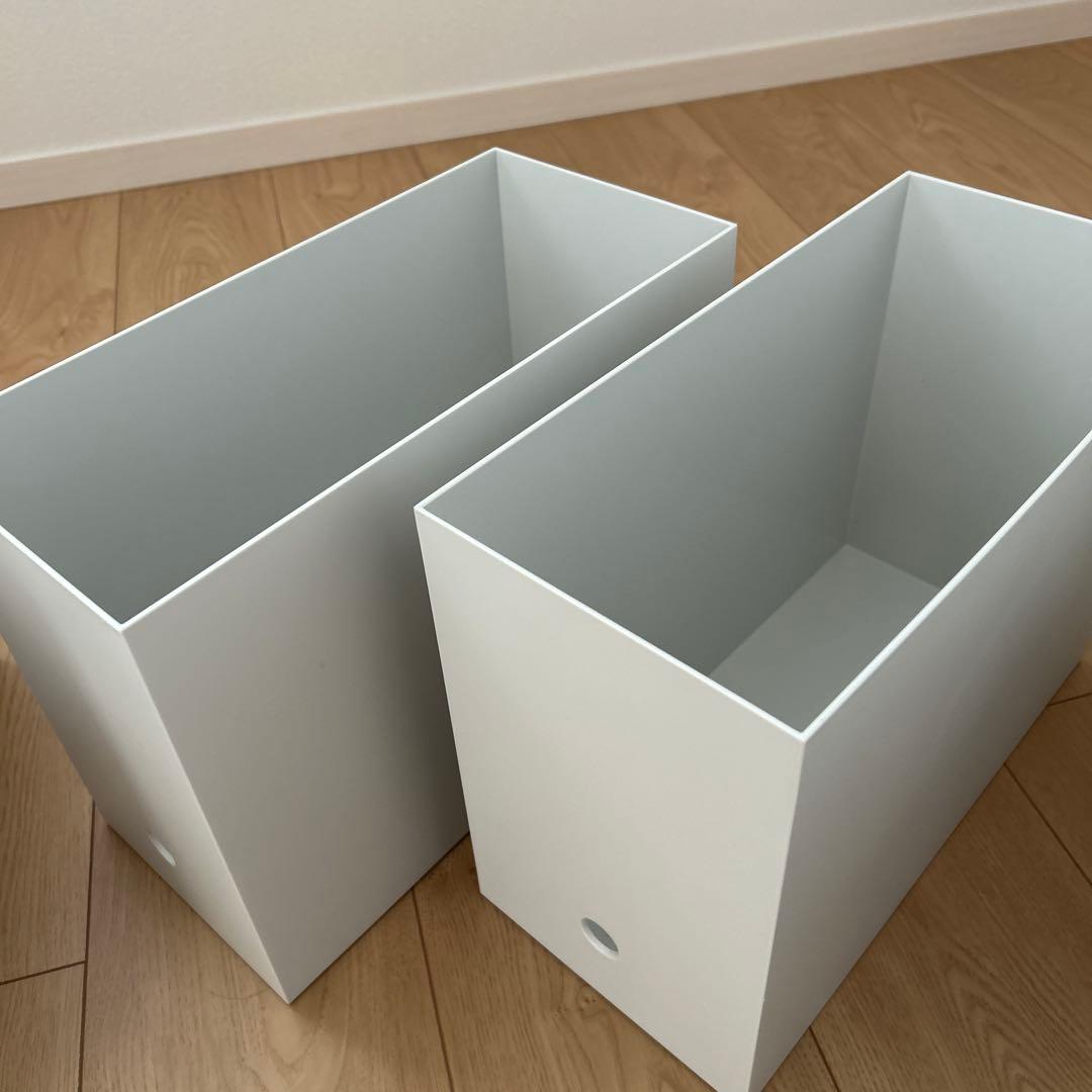 ■送料込■無印良品 MUJI 再生ポリプロピレン入りファイルボックス 引出 収納