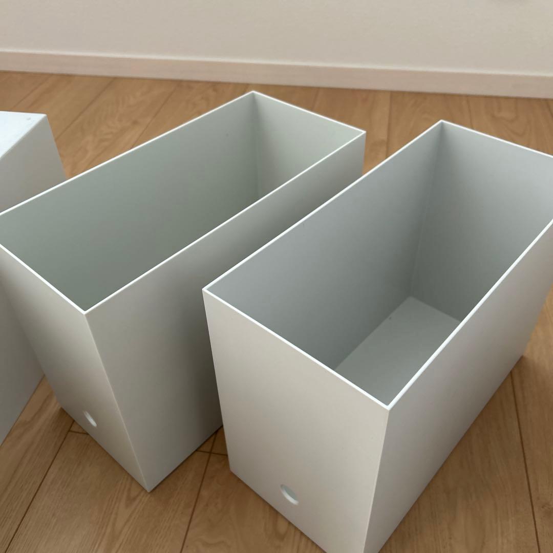 ■送料込■無印良品 MUJI 再生ポリプロピレン入りファイルボックス 引出 収納