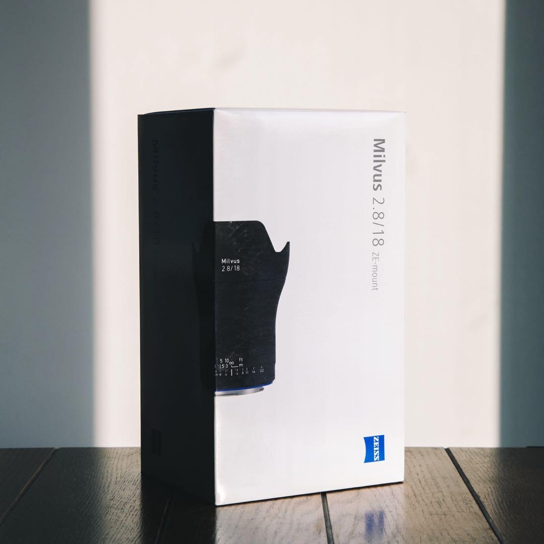 Zeiss Milvus F2.8 18mm単焦点レンズCanon EFマウント