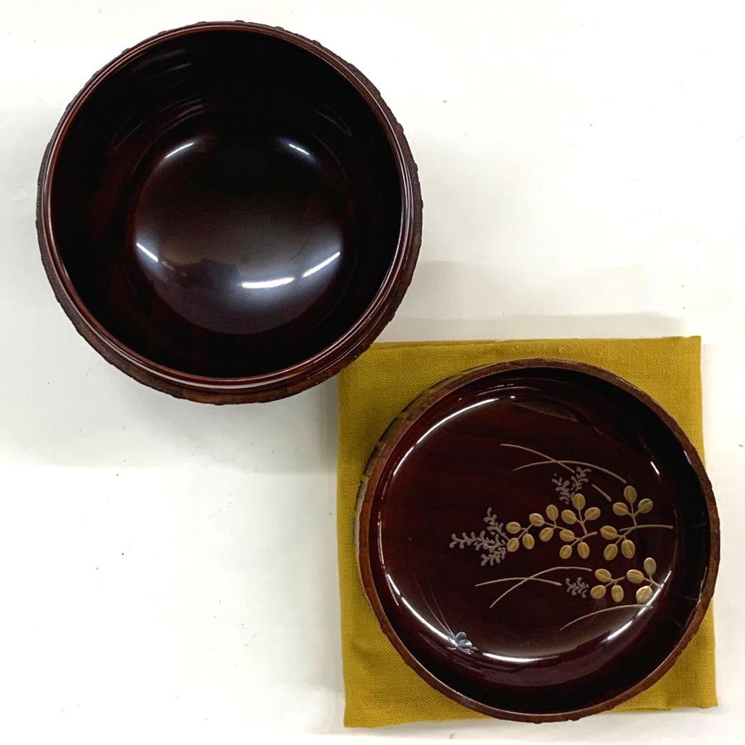 【茶器　鈴虫蒔絵　竹籤】和田寿峰　共箱