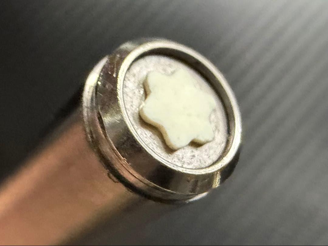 未使用に近い モンブラン ノブレス スリムライン 万年筆 ステンレス M 中字