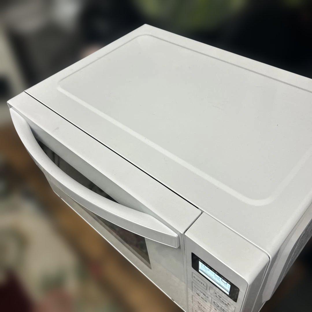 美品 Haier ハイアール フラット電子レンジ 18L ホワイト 2022年製