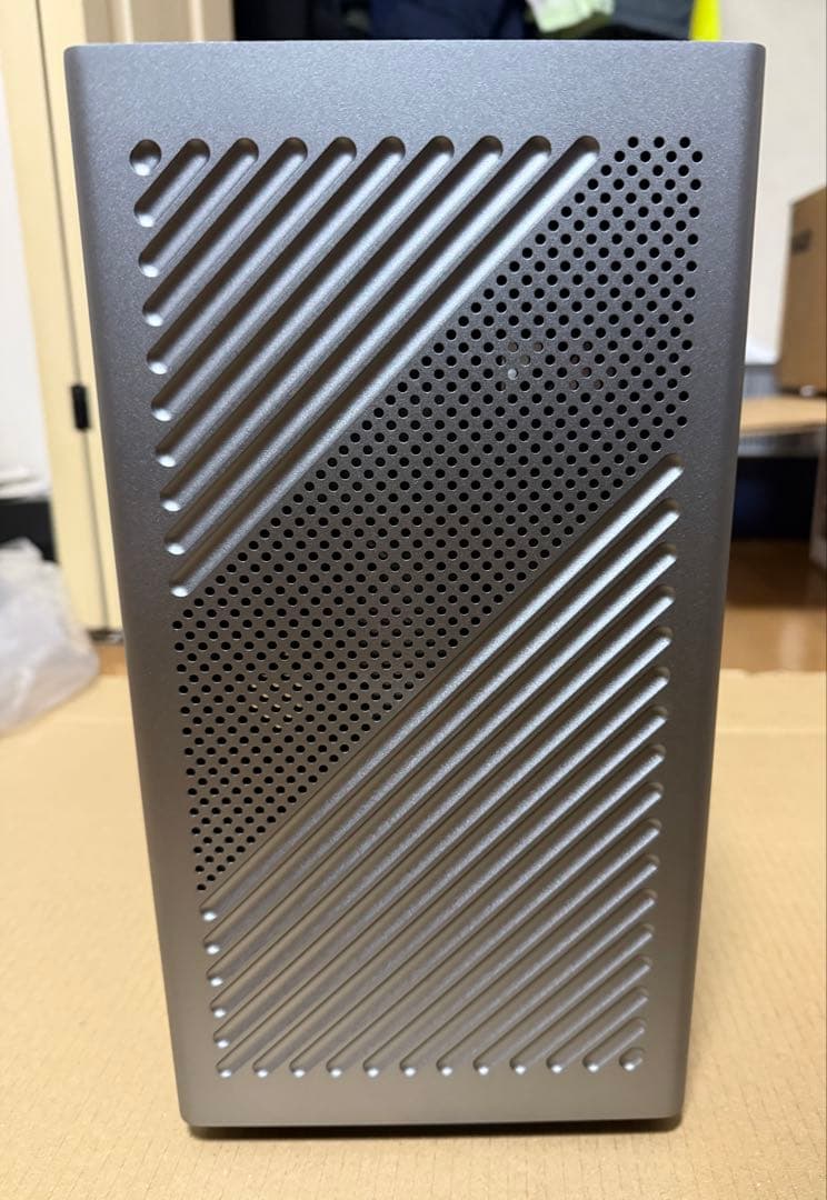 COOJ Z-18 MATX CNCアルミ PCケース スペースグレイ