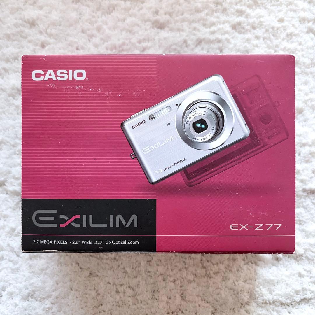 極上品【動作確認済】CASIO カシオ EXILIM EX-Z77 レトロカメラ