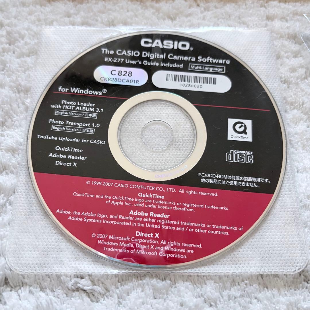 極上品【動作確認済】CASIO カシオ EXILIM EX-Z77 レトロカメラ
