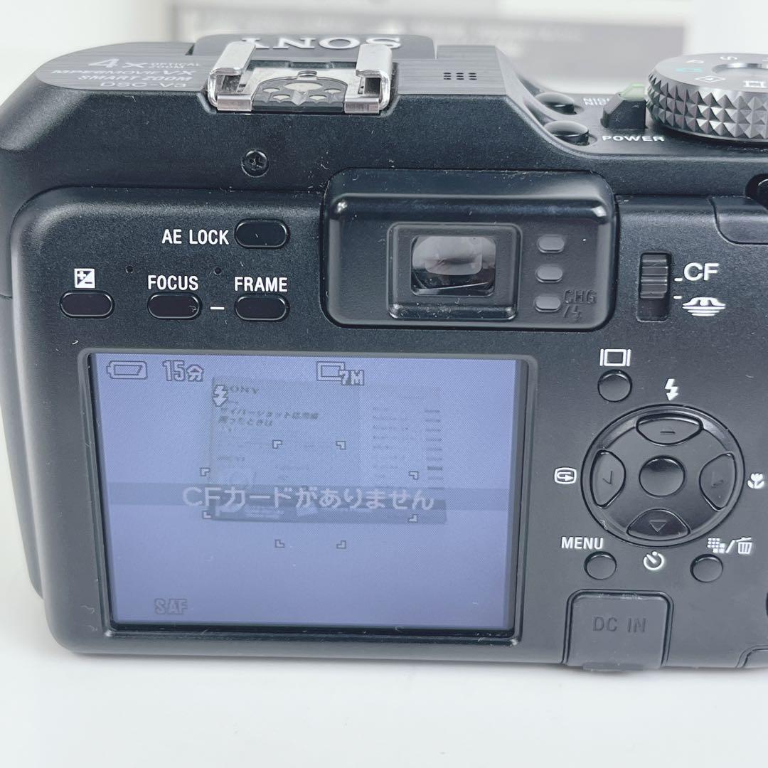 【美品】SONY CYBER-SHOT DSC-V3 デジタルカメラ