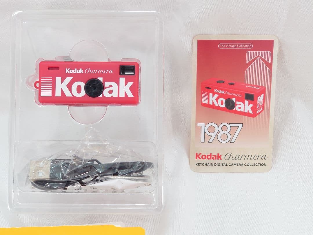 KODAK CHARMERA キーチェーンデジタルカメラ TYPE02 レッド