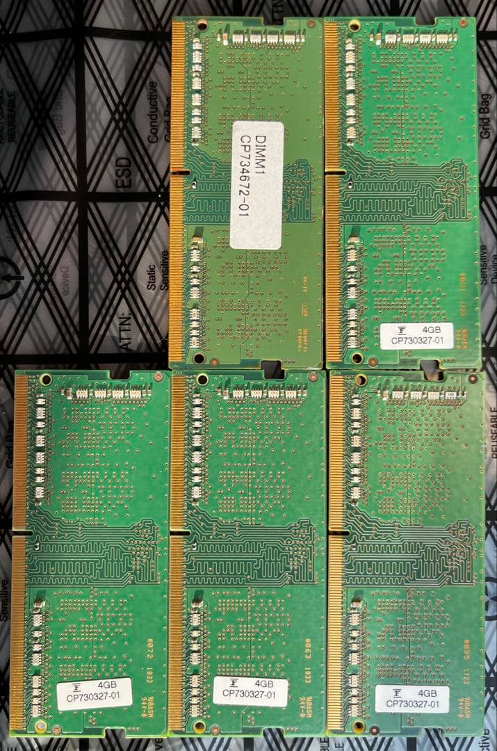 ド*ん様 SAMSUNG 4GB×5枚セット（計20GB） ノートPC DDR4
