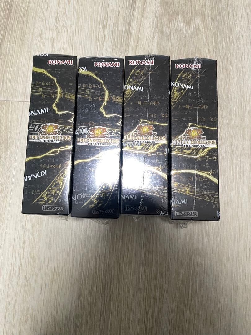 遊戯王 リミットオーバーコレクション 4ボックス 新品未開封