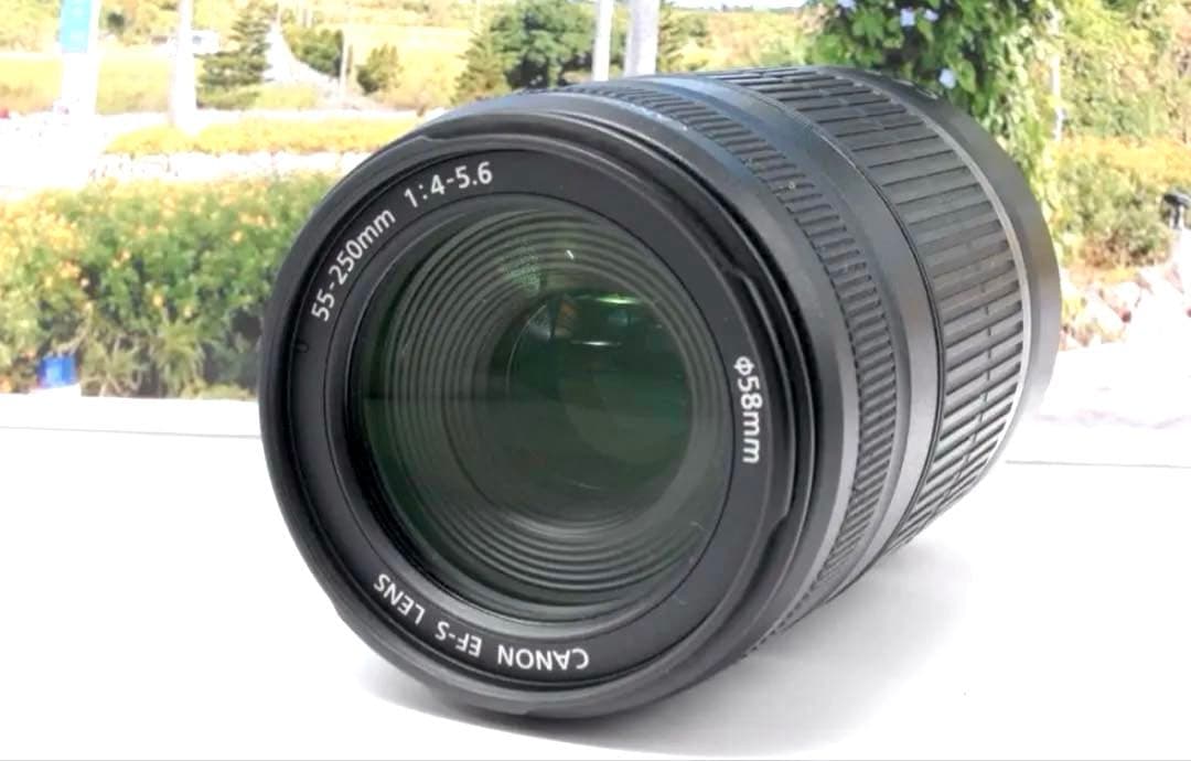 ✨人気レンズ✨Canon EF-S 55-250mm IS 手ぶれ補正付 美品