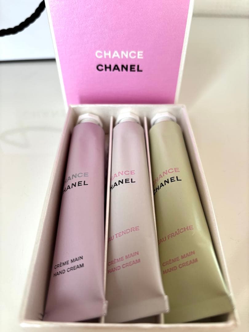 CHANEL チャンス ハンドクリームセット 3本　チャンスクレームマン