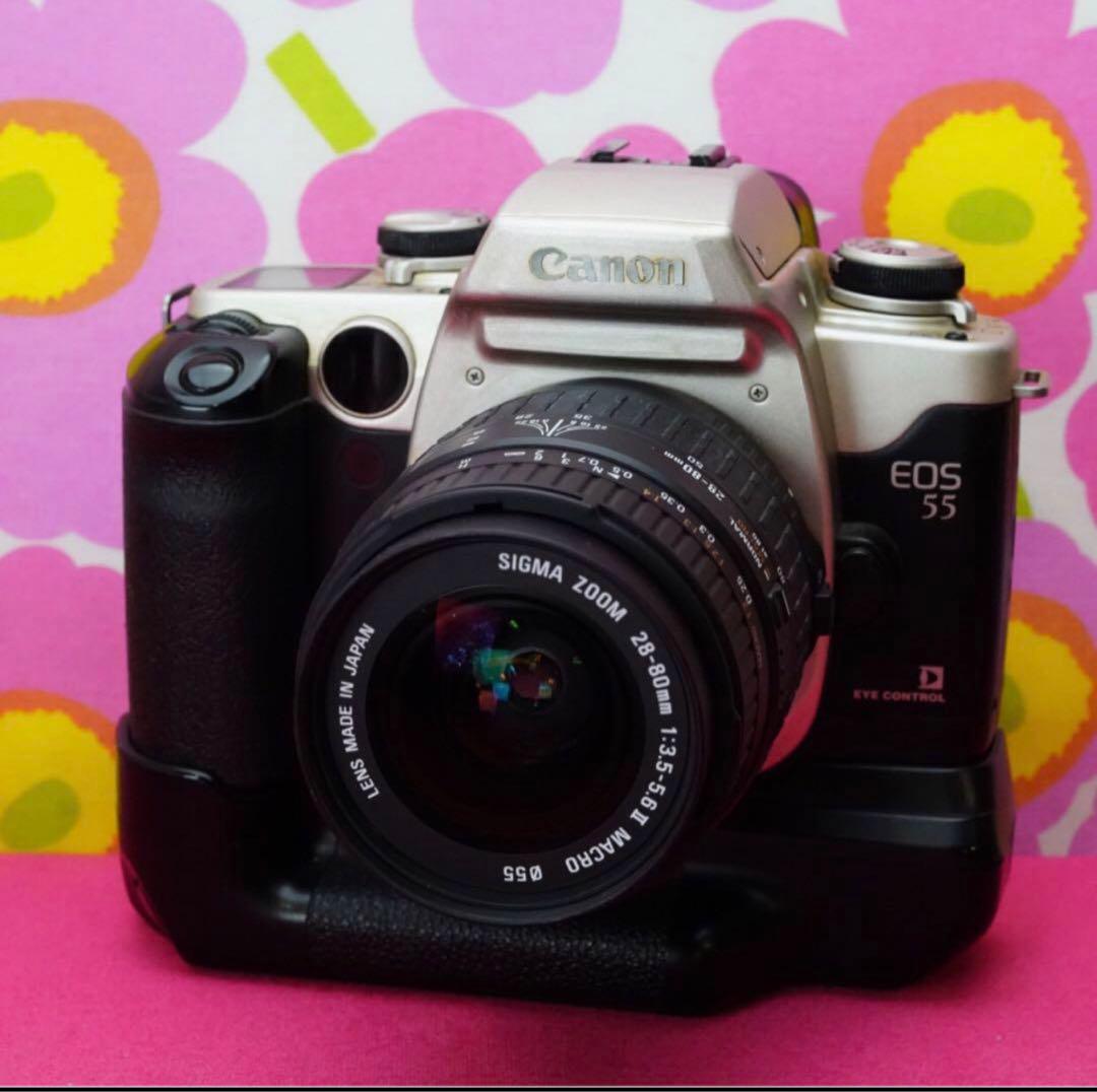 インスタ用フィルムカメラ❤️カメラ女子に❤️キャノンEOS55❤️28-80mm