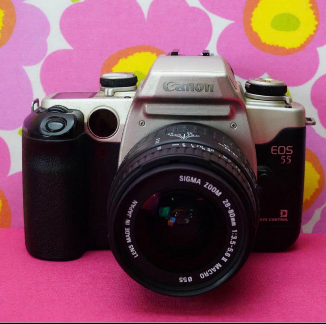 インスタ用フィルムカメラ❤️カメラ女子に❤️キャノンEOS55❤️28-80mm