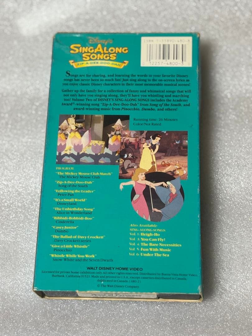 スプラッシュマウンテン原作.南部の唄 VHSテープまとめ売り