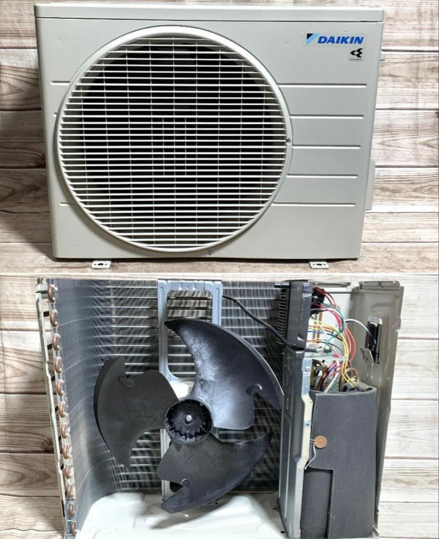ダイキン 6-9畳 2.2kW 100V ストリーマ エアコン 23年 全清掃済
