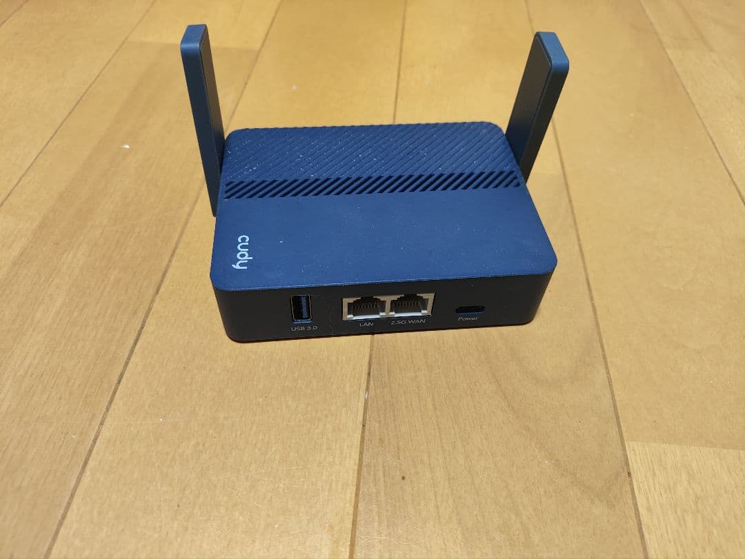 Cudy TR3000 ポータブルWi-FiルーターOpenWrt対応
