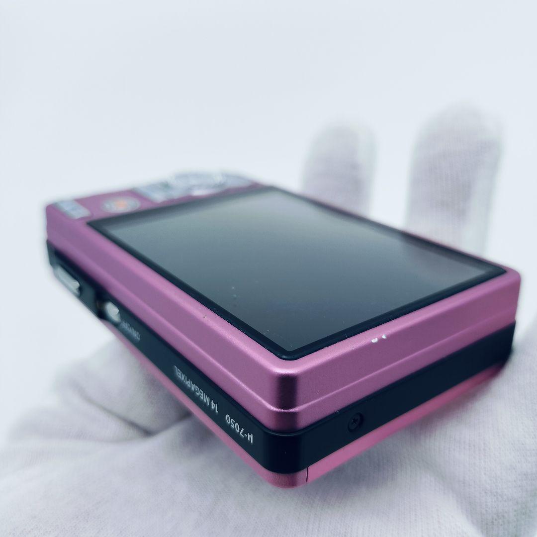 【動作確認済】OLYMPUS μ-7050 ピンク　オールドコンデジ 人気色