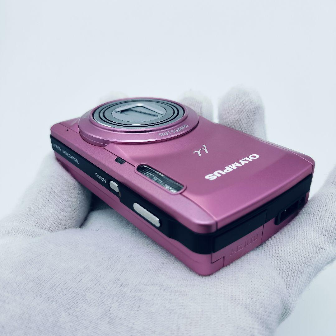 【動作確認済】OLYMPUS μ-7050 ピンク　オールドコンデジ 人気色