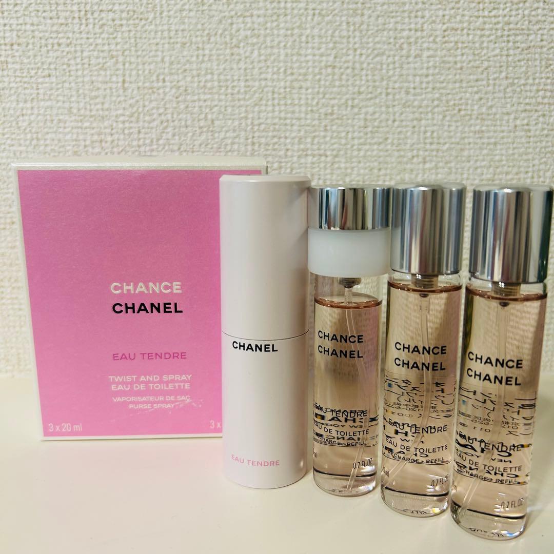 CHANEL CHANCE Eau Tendre ツイスト＆スプレー 3本セット