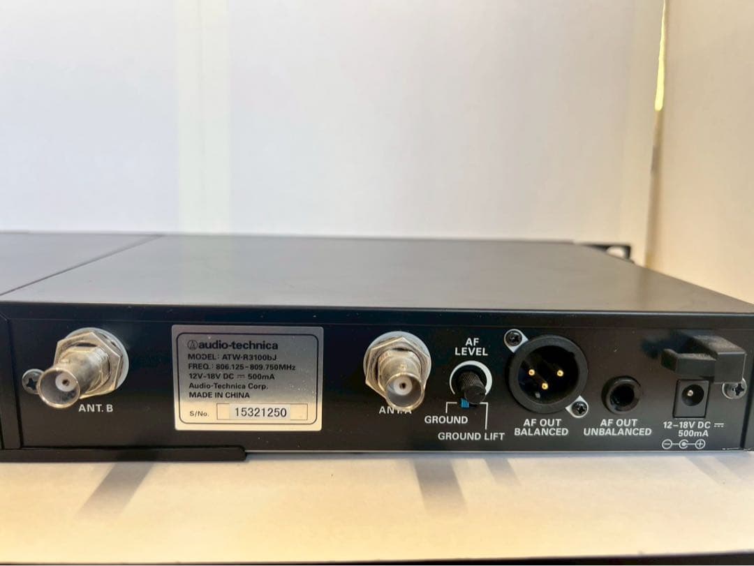audio-technica ATW-4120b UHFレシーバー2台セット