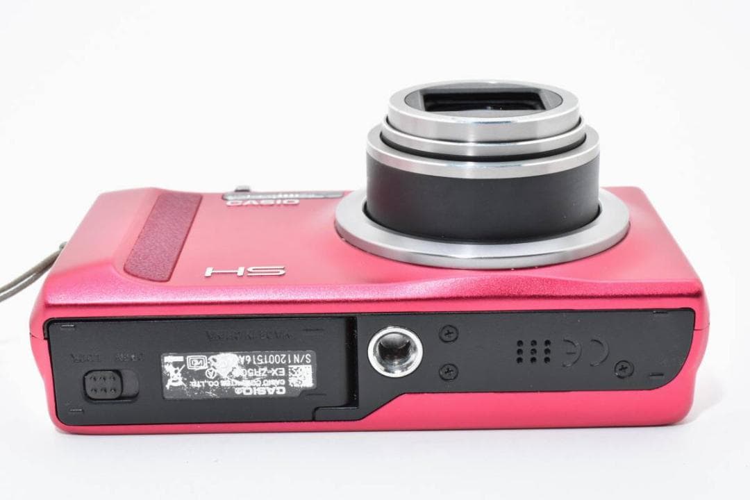 極美品 カシオ　CASIO EXILIM EX-ZR500 レッド ＃A520