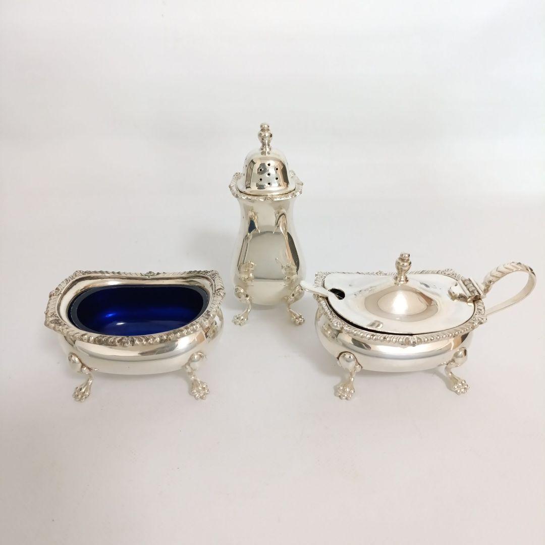 Mappin&webb マッピン&ウェッブ 調味料入れ シルバープレート