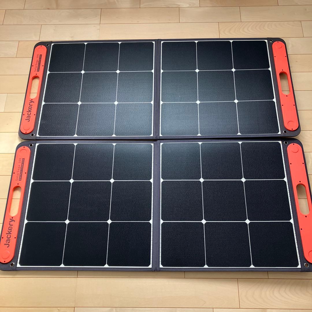 Jackery SolarSaga 100 100W ソーラーパネル　2枚セット