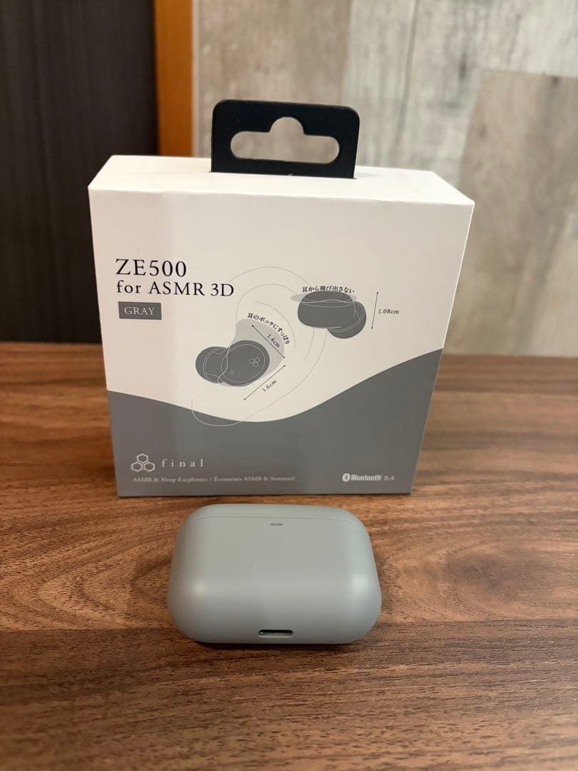 イヤホン ZE500 for ASMR 3D (GRAY)