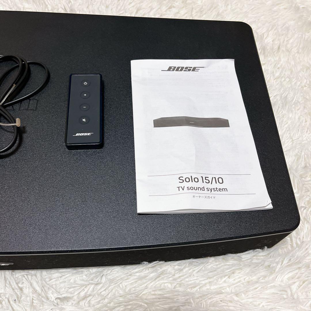 美品　BOSE Solo 10 TV sound system リモコン　説明書
