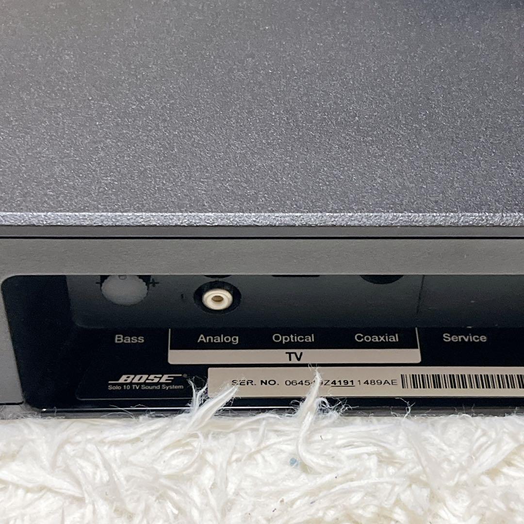 美品　BOSE Solo 10 TV sound system リモコン　説明書