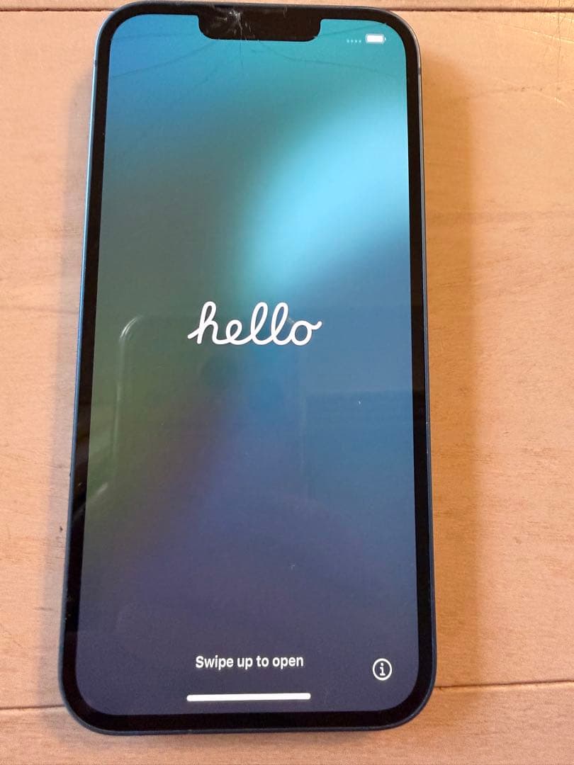 iPhone 13 ブルー 256GB 画面割れ SIMフリー