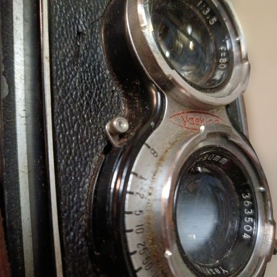 【ジャンク品】Yashicaflex　二眼レフカメラ 　ヤシカフレックス