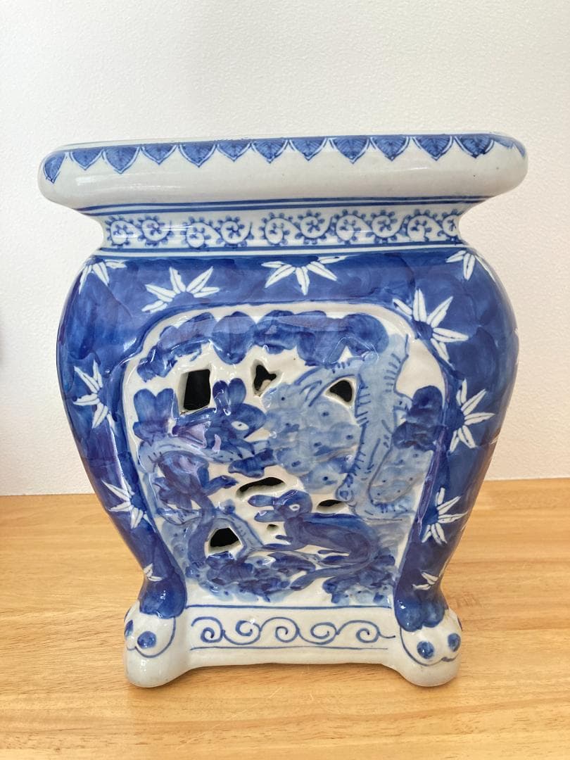 灯籠　うさぎ　陶器　骨董品　時代物