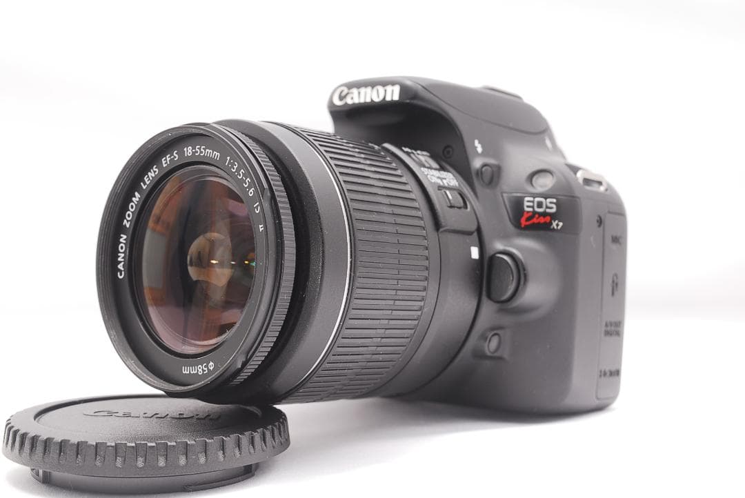 Canon kiss X7 デジタル一眼レフカメラ 18-55mmレンズ付き