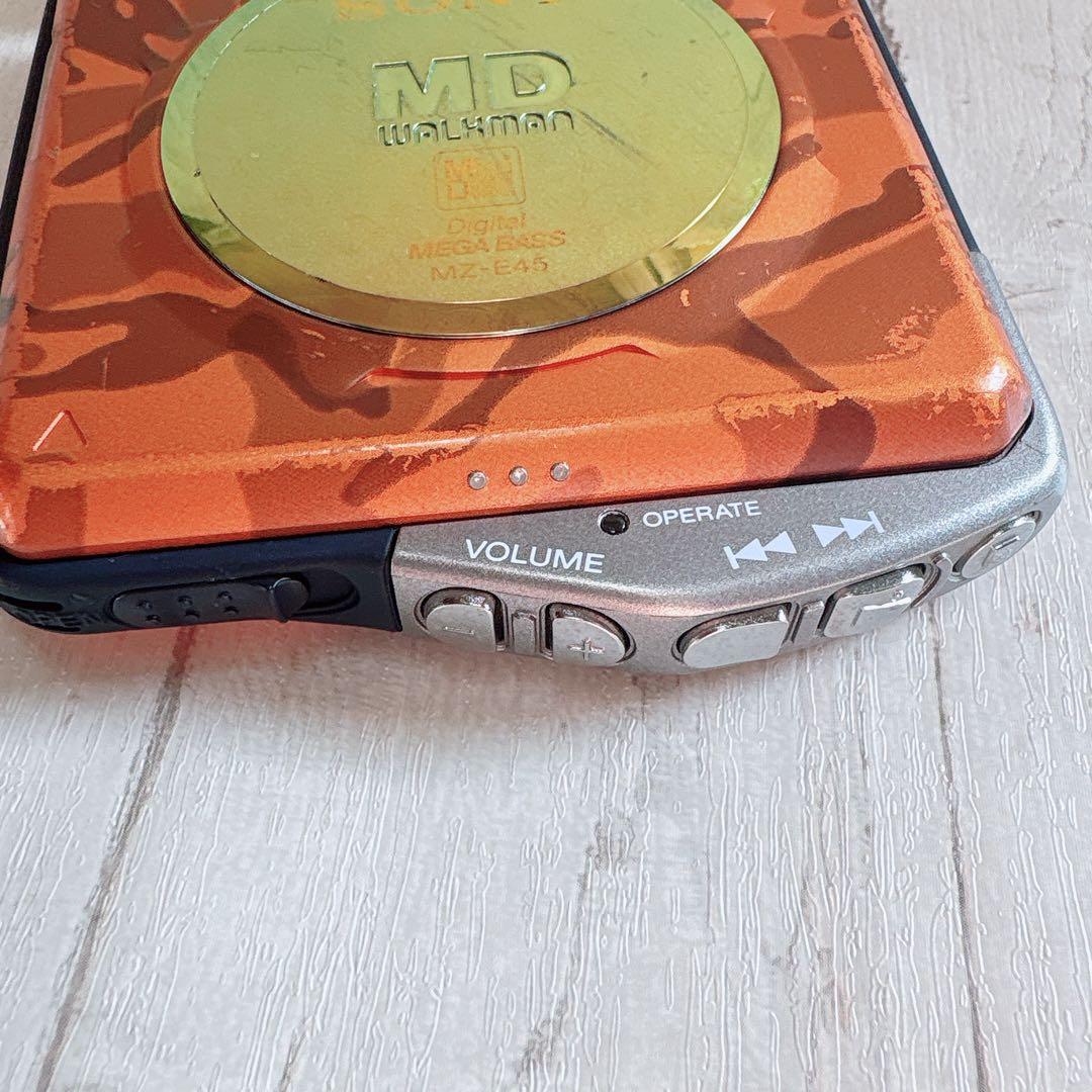 SONY WALKMAN ソニー ウォークマン MZ-E45 オレンジ MD