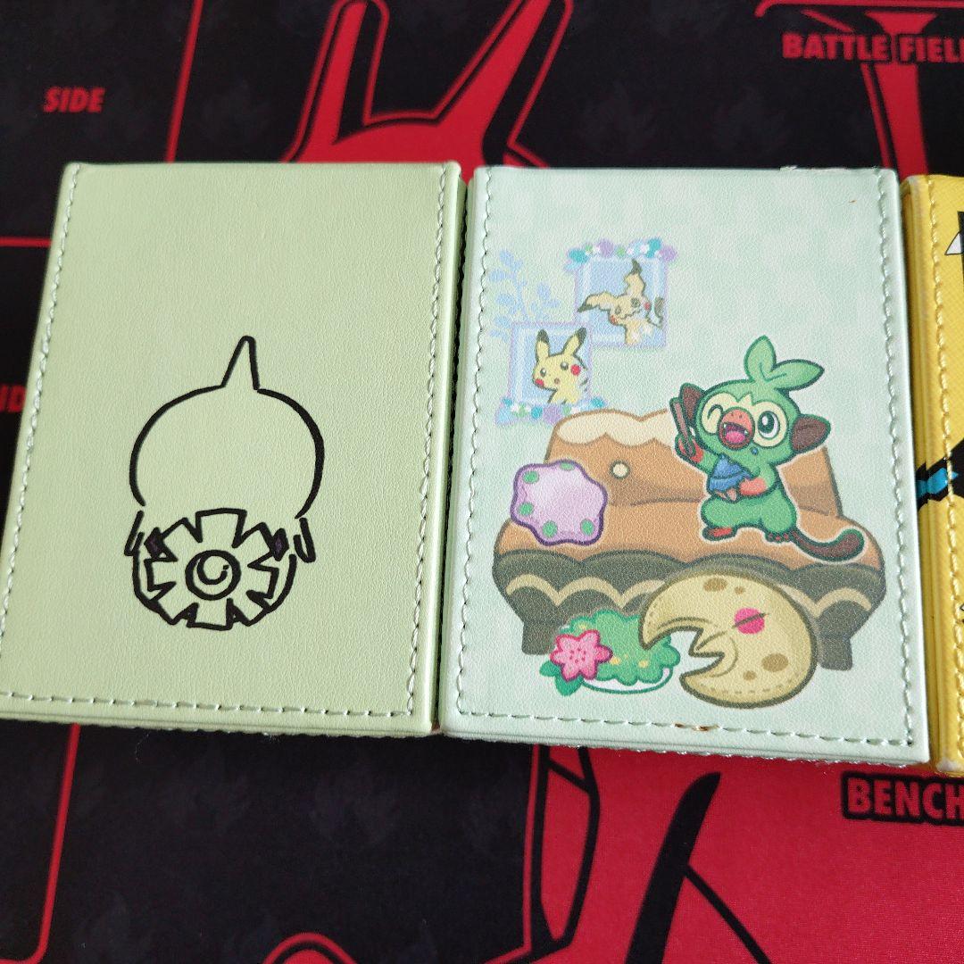 ポケモンカードゲーム フリップデッキケース ピカチュウ　カビゴン　ヨーギラス