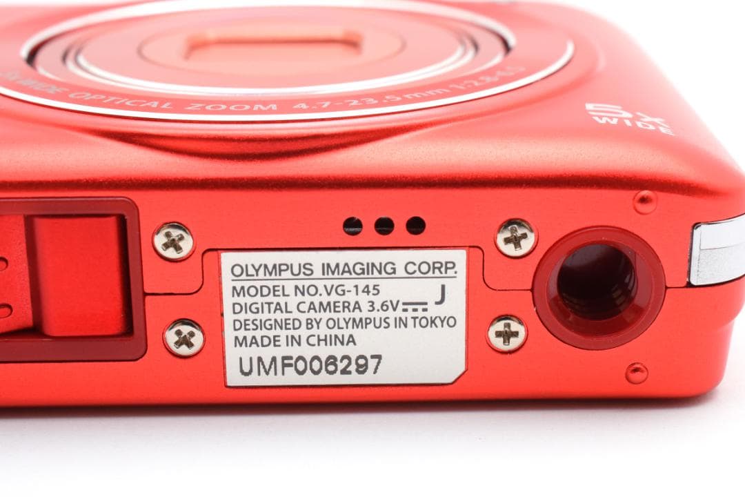 【美品】OLYMPUS VG-145 レッド　動作確認済