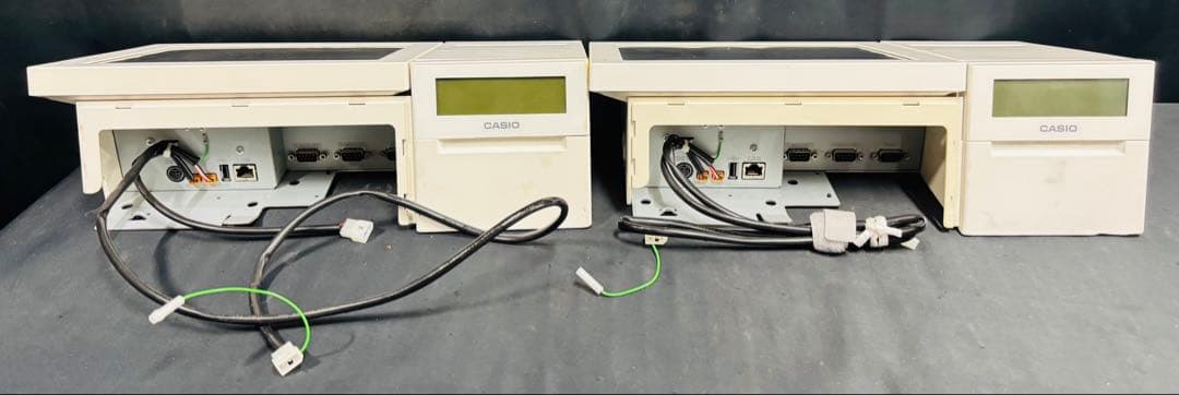 DCasio V-R200 レジスター 電子 タッチパネル カシオ 2個セット