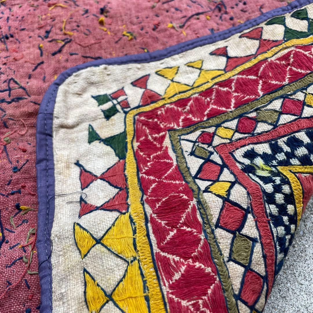 バンジャラ ヴィンテージ ミラー刺繍 古布