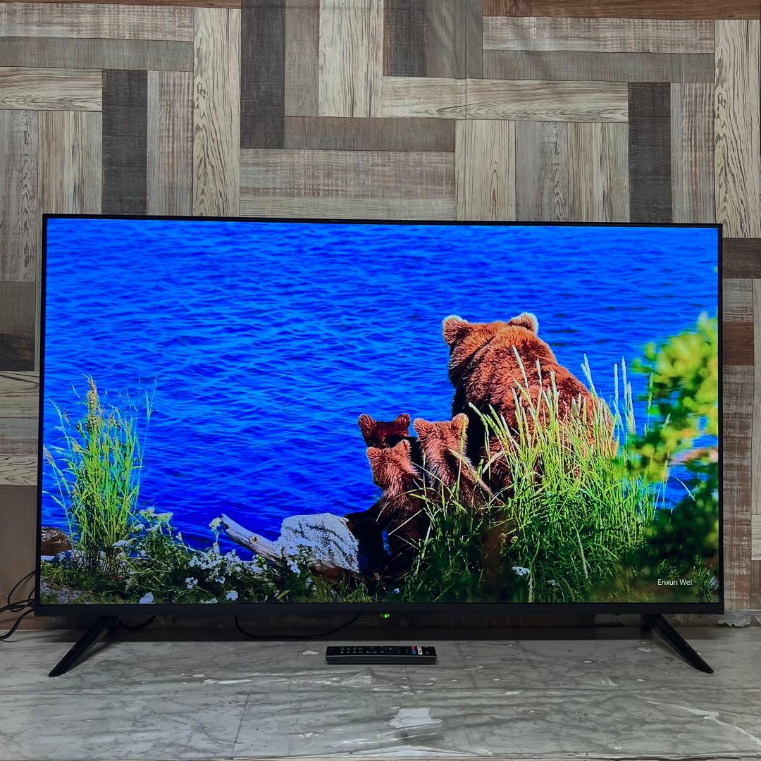 全国送料込❣️ASTEX チューナーレス4k50型AndroidTV新品リモコン