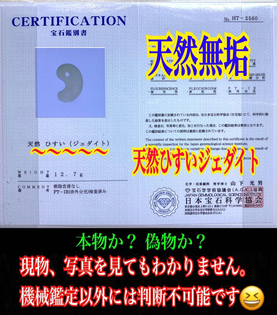 ✳神様の贈り物‼️ 糸魚川翡翠勾玉の最高峰の1点　絶品極上の一生物　御守り鑑別書付
