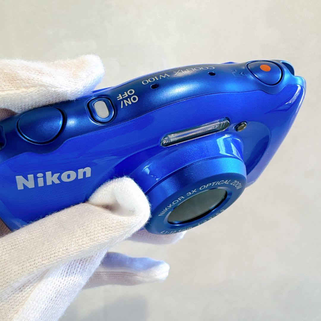 極美品 Nikon COOLPIX W100 デジカメ コンデジ 防水 WiFi