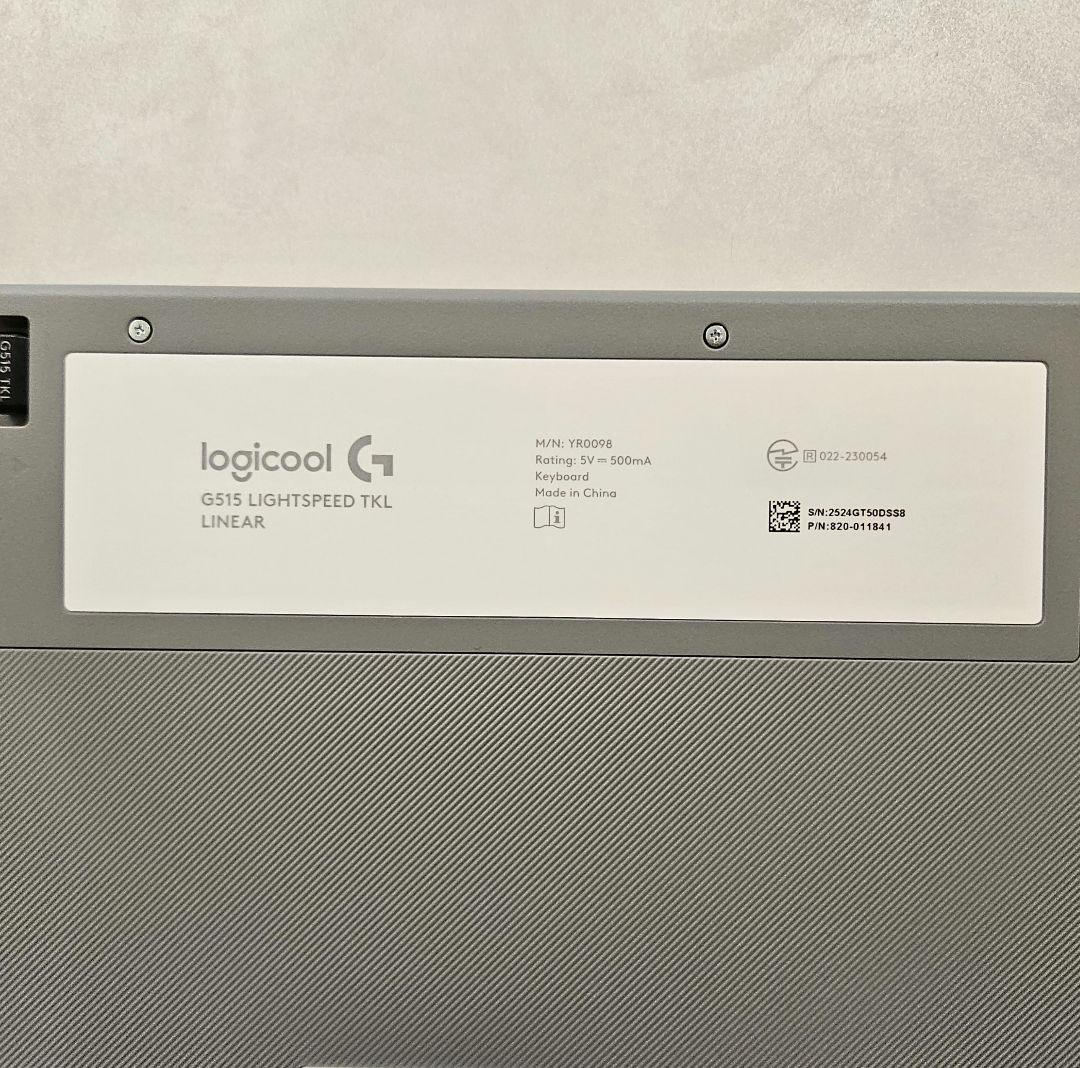 Logicool LIGHTSPEED ホワイト G515-WL-LNWH
