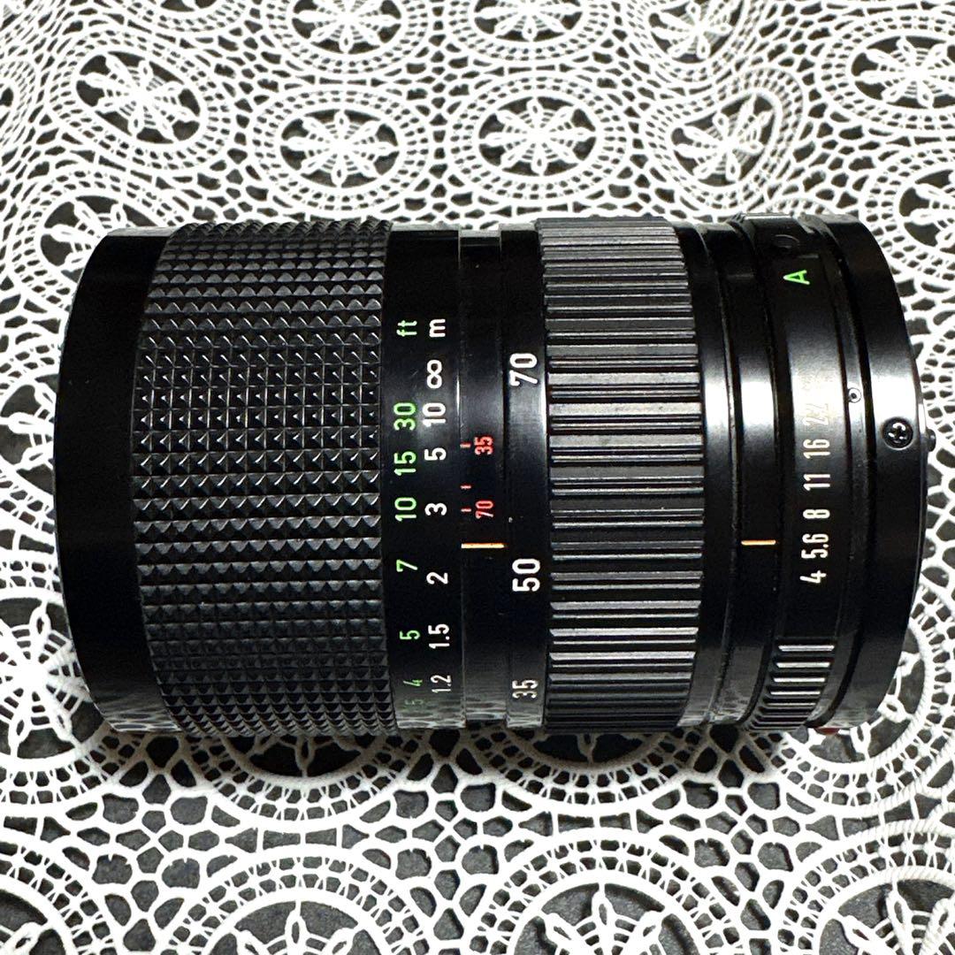 フィルムカメラ Canon AE-1 Black New FD 35-70mm f/4 Lens