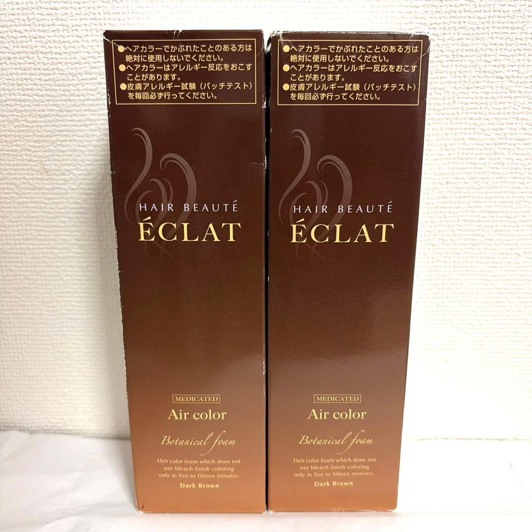 ヘアボーテ　エクラ　ボタニカル　エアカラーフォーム　ダークブラウン　150g