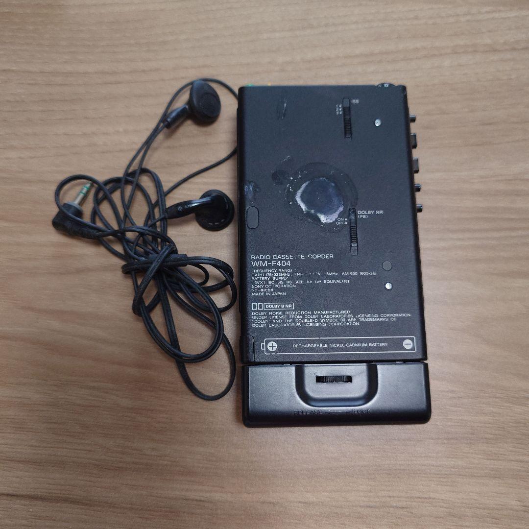 SONY カセットウォークマン WM-F404 イヤホン ジャンク品