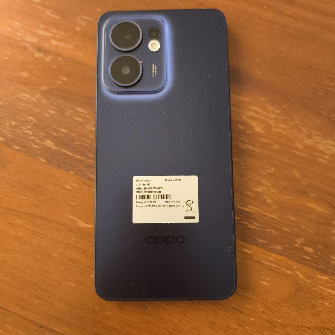 OPPO Reno13 A 128GB 8GB RAM ケースとフィルム付