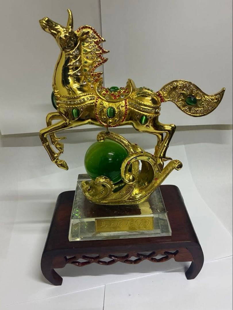 【希少】《中国美術》中国古玩　風水　金色