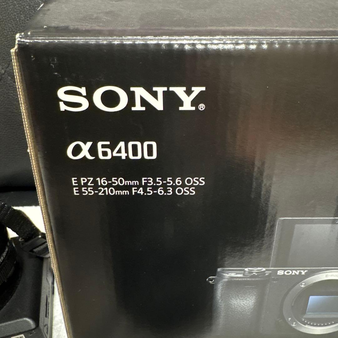 SONY α6400 ミラーレスカメラ レンズ2本付属