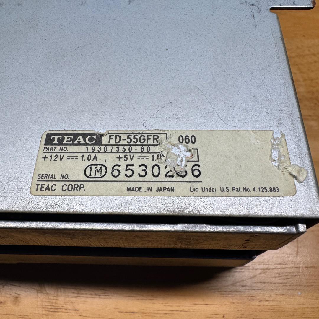 X68000 PRO FDDユニット FD-55GFR 2台 TEAC